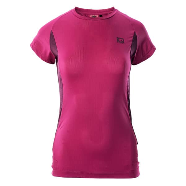 Damska Koszulka z krótkim rękawem TREILO WMNS IQ INTELLIGENCE QUALITY - FESTIVAL FUCHSIA/DARK PURPLE - outdoorowe.pl