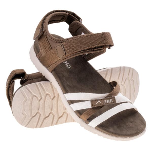 Damskie Sandały LAMIRA WO'S ELBRUS - KHAKI/CREAM - outdoorowe.pl