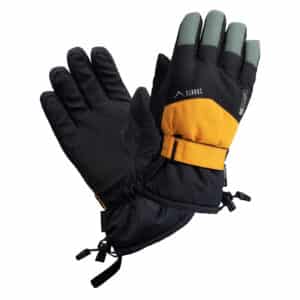 Dziecięce RĘKAWICE AKEMI JRB ELBRUS - BLACK BEAUTY/DARK FOREST/CADMIUM YELLOW - outdoorowe.pl