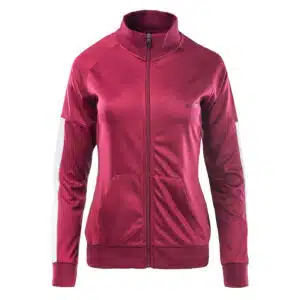 Damska Bluza LADY DELIAN HI-TEC - BEET RED/WHITE - outdoorowe.pl