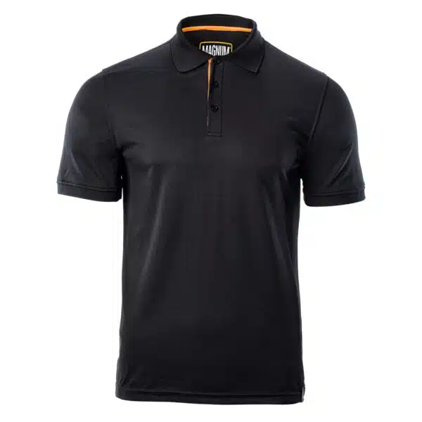 Męska Koszulka z krótkim rękawem MAGNUM POLO MAGNUM - BLACK - outdoorowe.pl