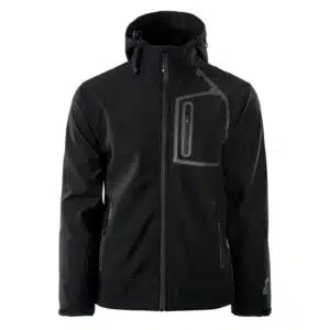 Męski Softshell PRINCE II HI-TEC - BLACK/BLACK/BLACK - outdoorowe.pl