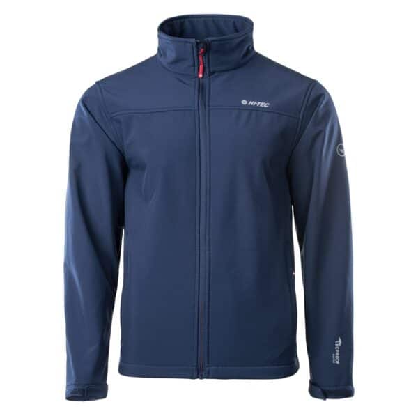 Męski Softshell LINGEN HI-TEC - NAVY/ORANGE RED - outdoorowe.pl