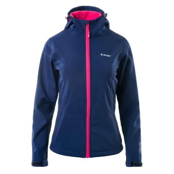 Damski Softshell LADY CARIA II HI-TEC - NAVY/BRIGHT PINK - outdoorowe.pl