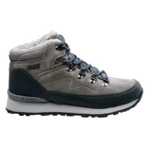 Damskie Buty zimowe MIDORA MID WP WO'S HI-TEC - MIDDLE GREY/DARK GREY/LAKE BLUE - outdoorowe.pl