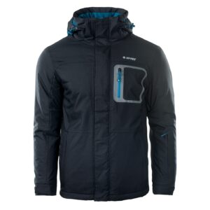 Męska Kurtka ocieplana BICCO HI-TEC - ANTHRACITE / CORSAIR - outdoorowe.pl