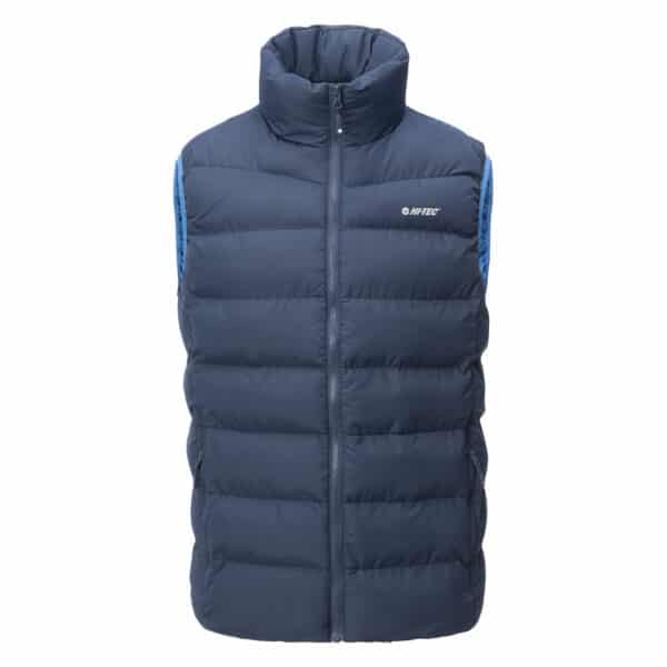 Męska Kamizelka pikowana SANIS HI-TEC - DRESS BLUES/LAPIS BLUE - outdoorowe.pl