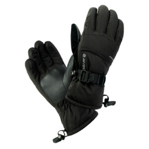 Męskie RĘKAWICE KATAN HI-TEC - BLACK - outdoorowe.pl