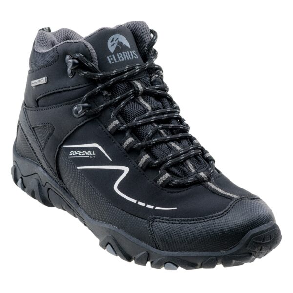Męskie Buty MAASH MID WP ELBRUS - BLACK/DARK GREY