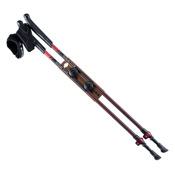 Kije nordic walking ECLIPSIS HI-TEC - RACIN RED - outdoorowe.pl