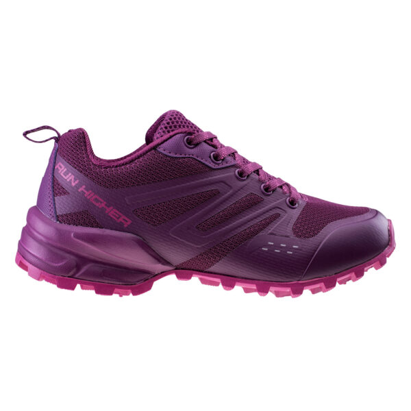 Damskie Buty do biegania w terenie TAWER WMNS IQ INTELLIGENCE QUALITY - DARK PURPLE/FESTIVAL FUCHSIA/BROOK GREEN - outdoorowe.pl