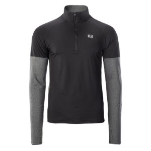 Męska Bluza IMMO IQ INTELLIGENCE QUALITY - BLACK/GREY MELANGE - outdoorowe.pl