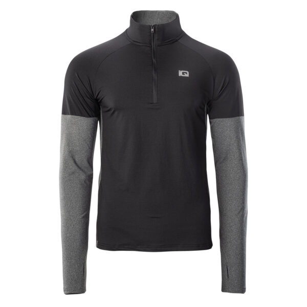 Męska Bluza IMMO IQ INTELLIGENCE QUALITY - BLACK/GREY MELANGE - outdoorowe.pl