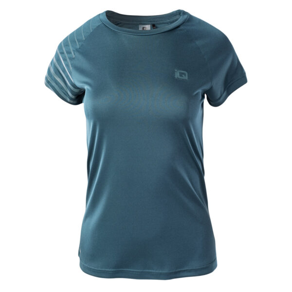 Damska Koszulka z krótkim rękawem HIDA WMNS IQ INTELLIGENCE QUALITY - DEEP TEAL - outdoorowe.pl