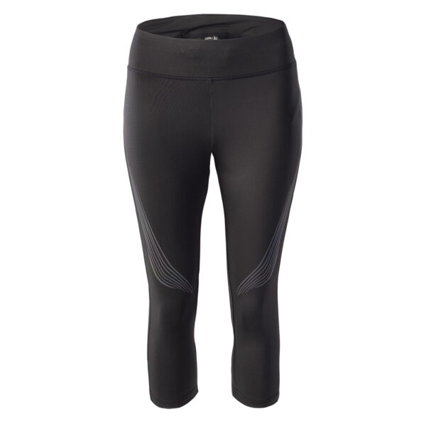 Damskie Legginsy NUKIA 3/4 WMNS IQ INTELLIGENCE QUALITY - BLACK - outdoorowe.pl