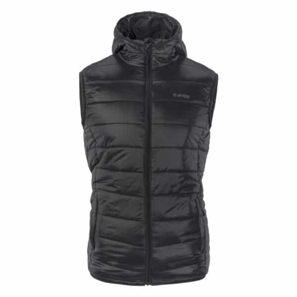Męska Kamizelka pikowana HANON VEST HI-TEC - BLACK - outdoorowe.pl