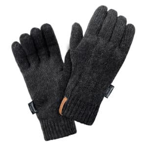 Męskie RĘKAWICE REMOS ELBRUS - DARK GREY - outdoorowe.pl