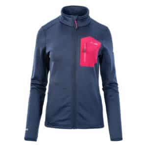 Damska Bluza NOMI POLARTEC WO'S ELBRUS - DRESS BLUES/GRANITA - outdoorowe.pl