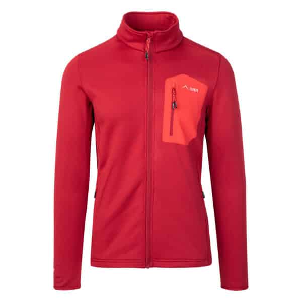 Męska Bluza NOMI POLARTEC ELBRUS - CHILLI PEPPER/FALME SCARLET - outdoorowe.pl