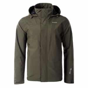 Męska Kurtka przejściowa ORATI HI-TEC - BLACK OLIVES/BLACK - outdoorowe.pl