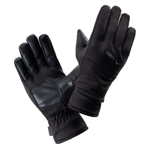 Męskie Rękawice ocieplane KENTA ELBRUS - BLACK - outdoorowe.pl