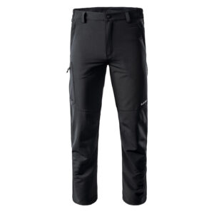 Męskie Spodnie JATUNI HI-TEC - BLACK - outdoorowe.pl