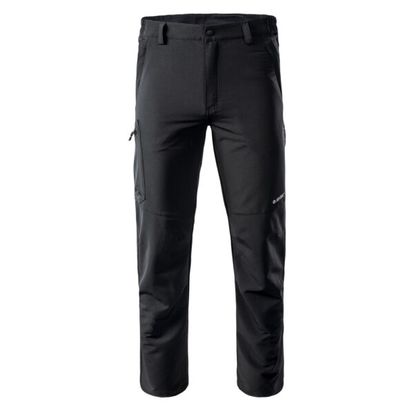 Męskie Spodnie JATUNI HI-TEC - BLACK - outdoorowe.pl