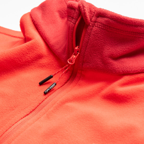 Męski Polar RANITO100 POLARTEC ELBRUS - CHILLI PEPPER/FLAME SCARLET