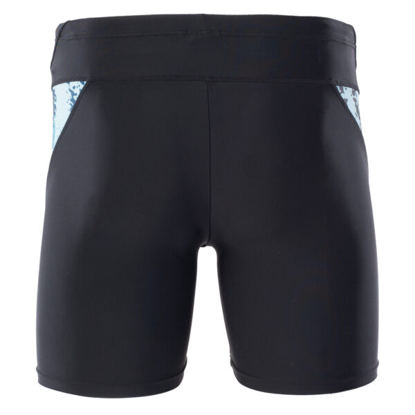 Męskie Bokserki kąpielowe FIERO AQUAWAVE - BLACK/SEA PRINT